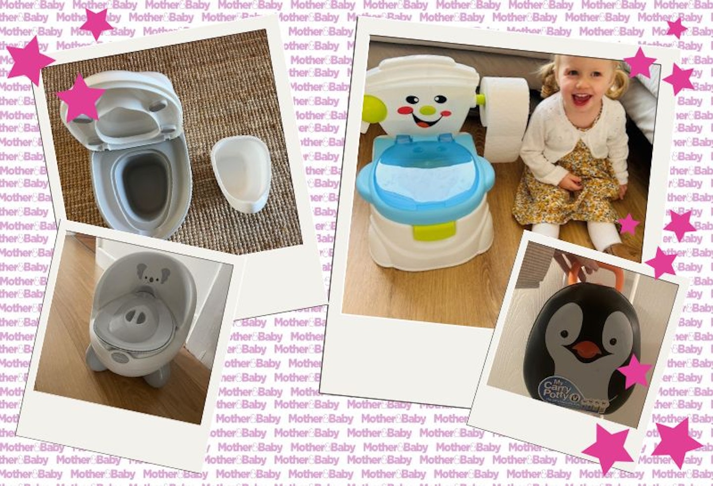 A selection of the best potty in testing by real mums and toddlers