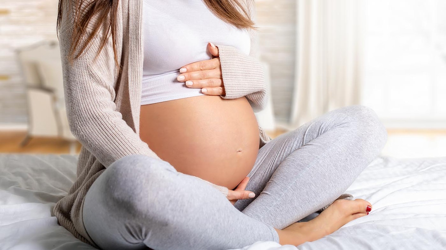 a woman who is 17 weeks pregnant