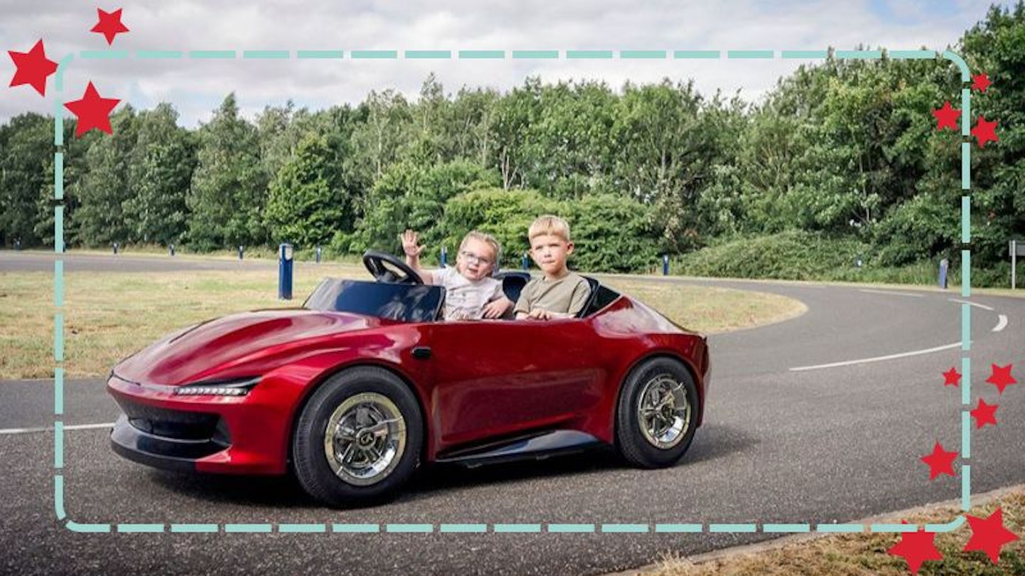 kids experience gifts to buy your child, including driving around a racetrack in a firefly car