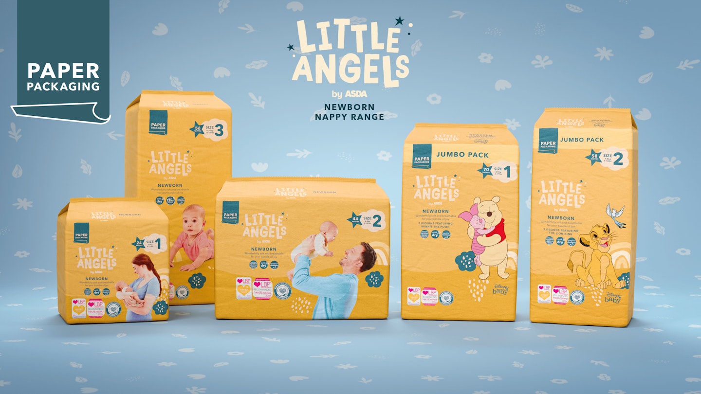 ASDA Little Angels newborn nappies