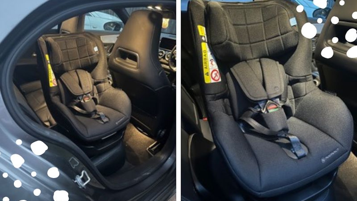 Image of the Avionaut Aerofix in the testers car