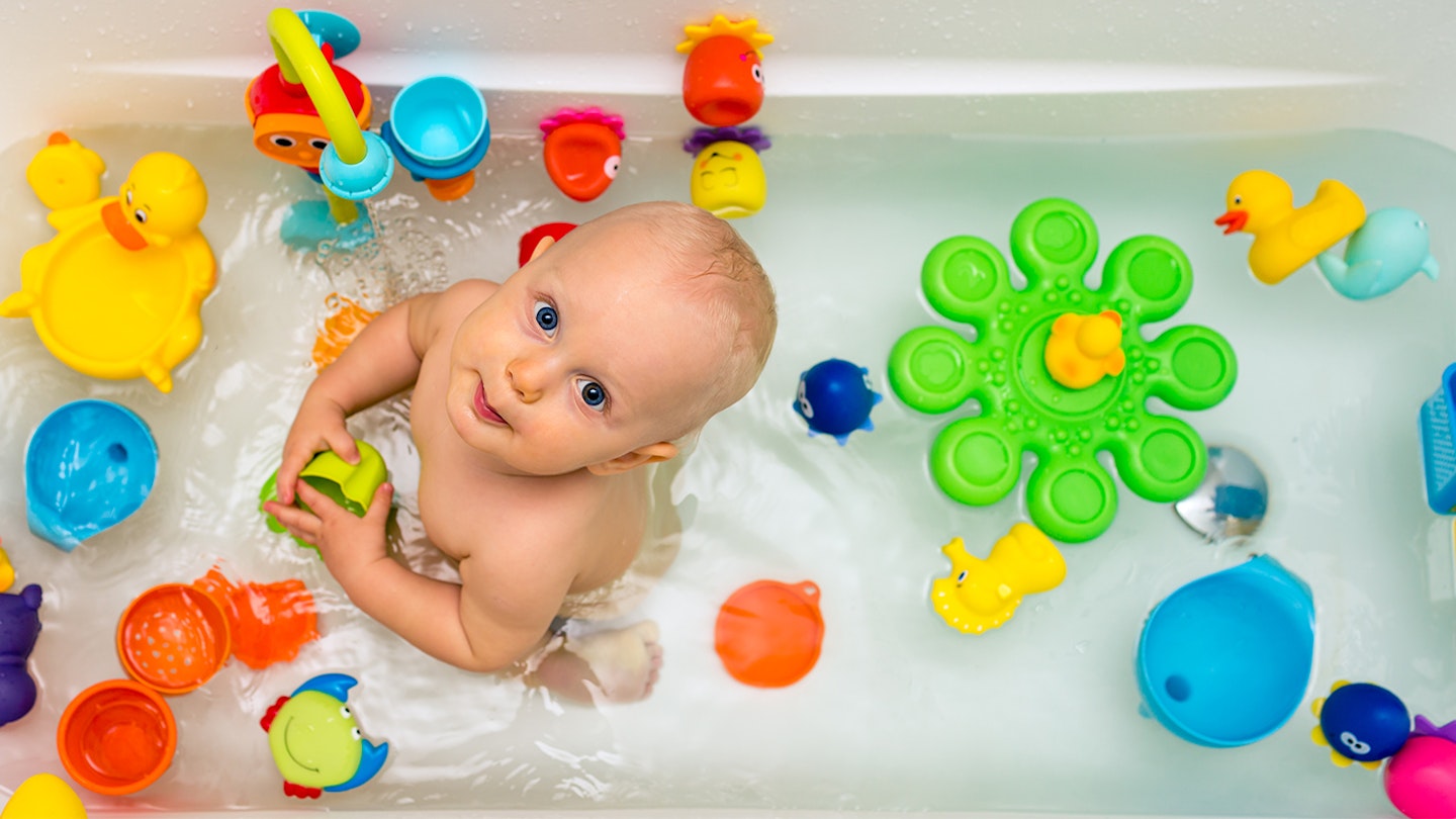 How to clean bath toys