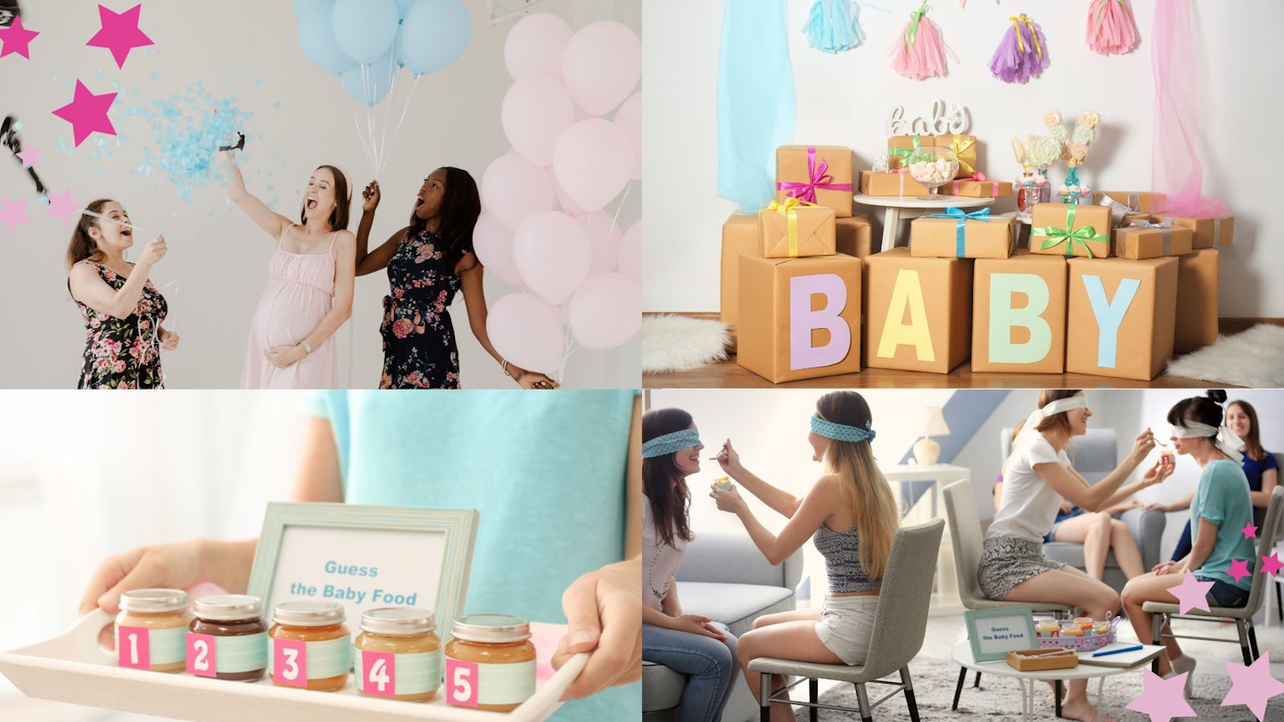 Baby Shower Games collage