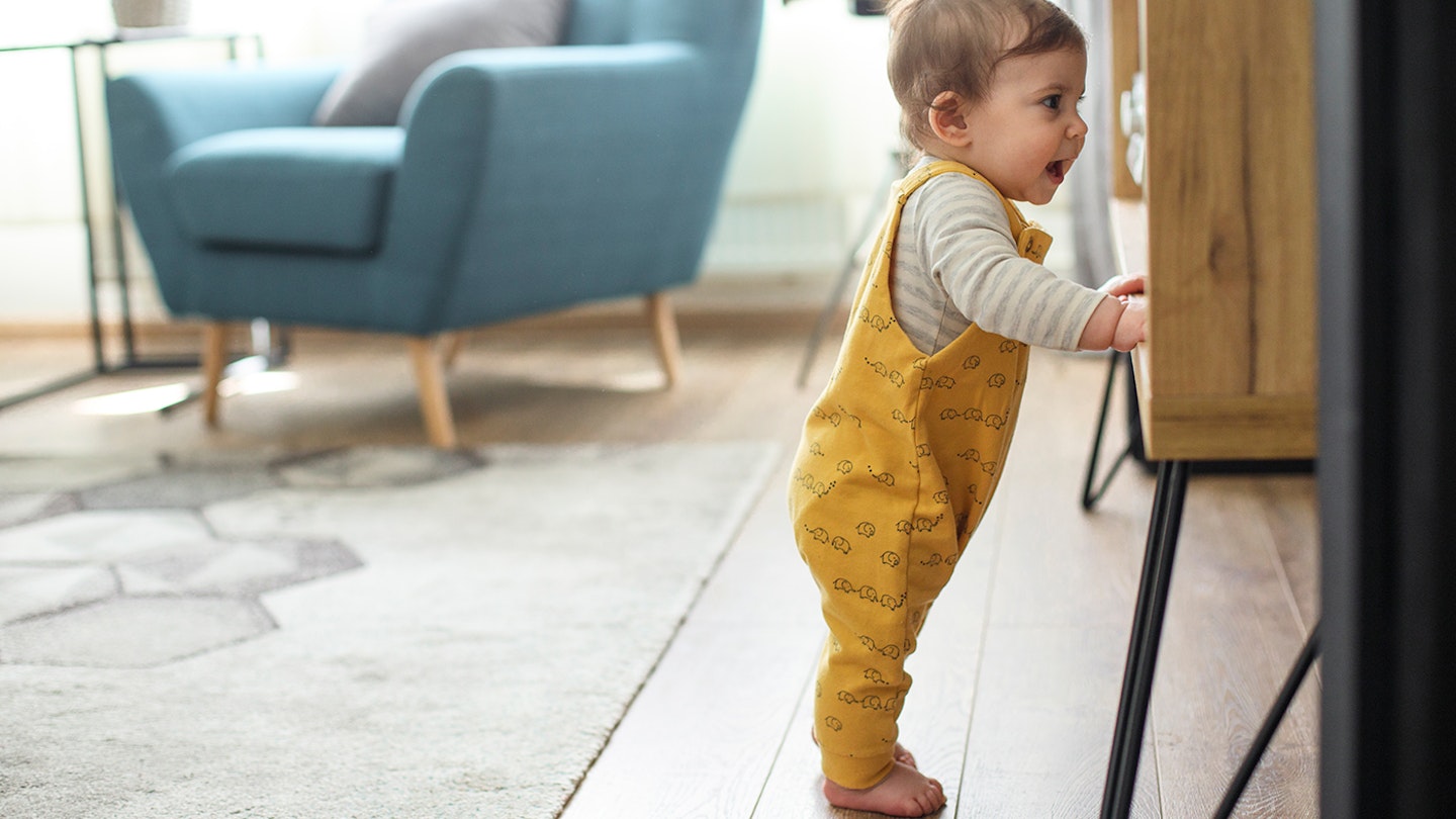 baby standing
