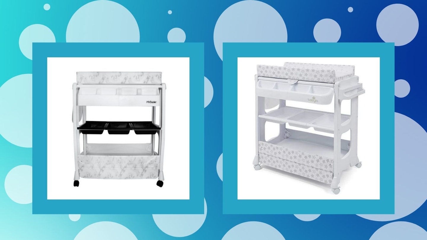 The baby changing unit with bath