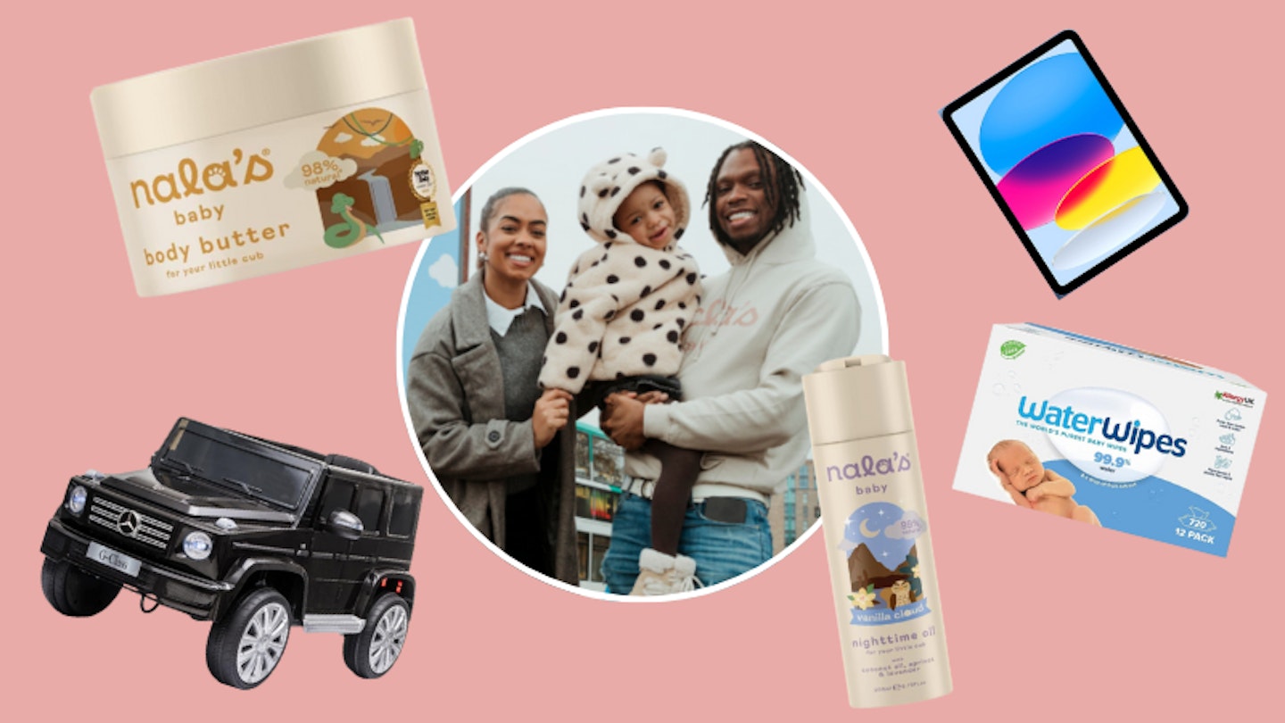 Sasha Ellese Gilbert and Krept Johnson with their best buys