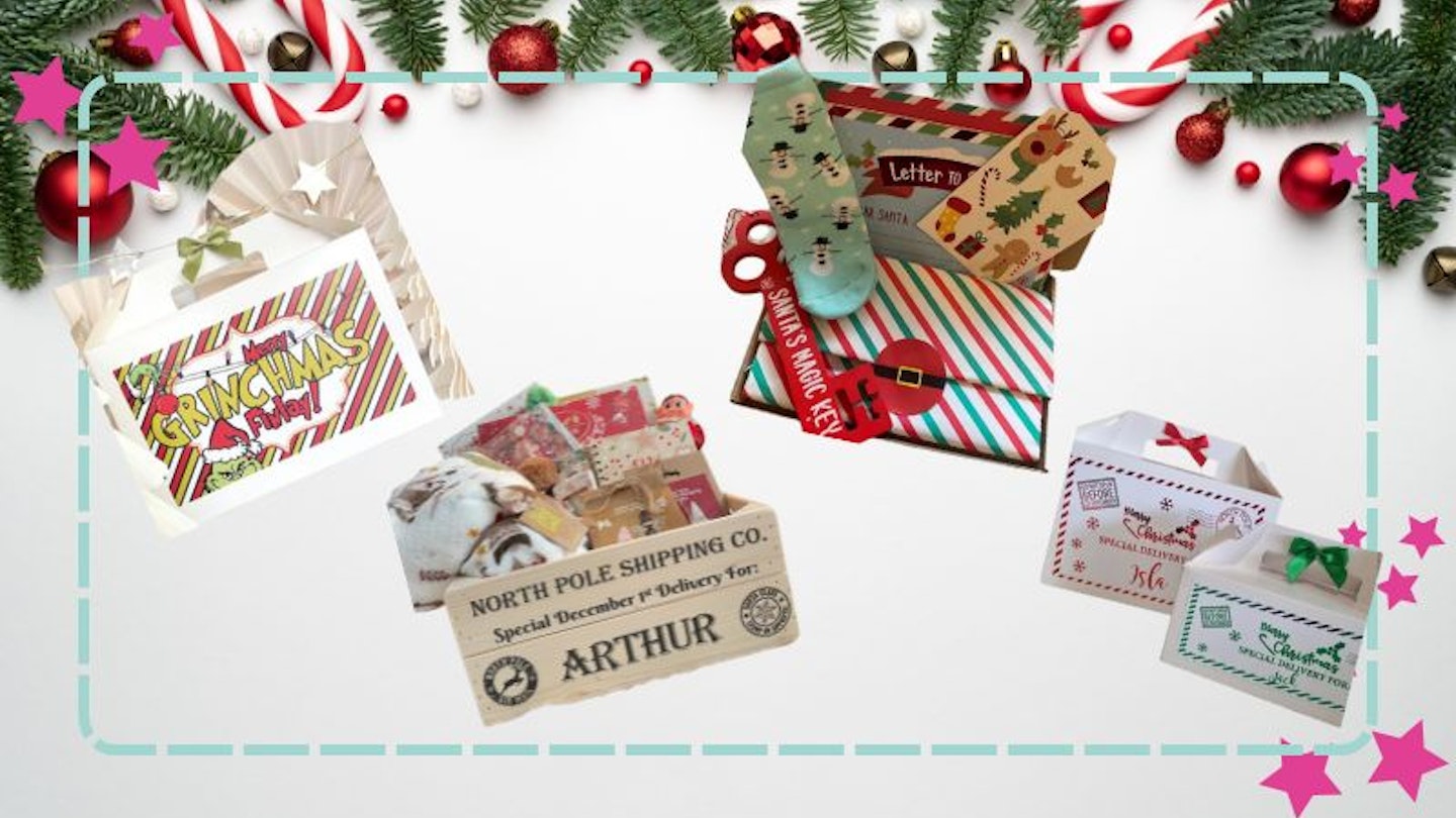 December box collage