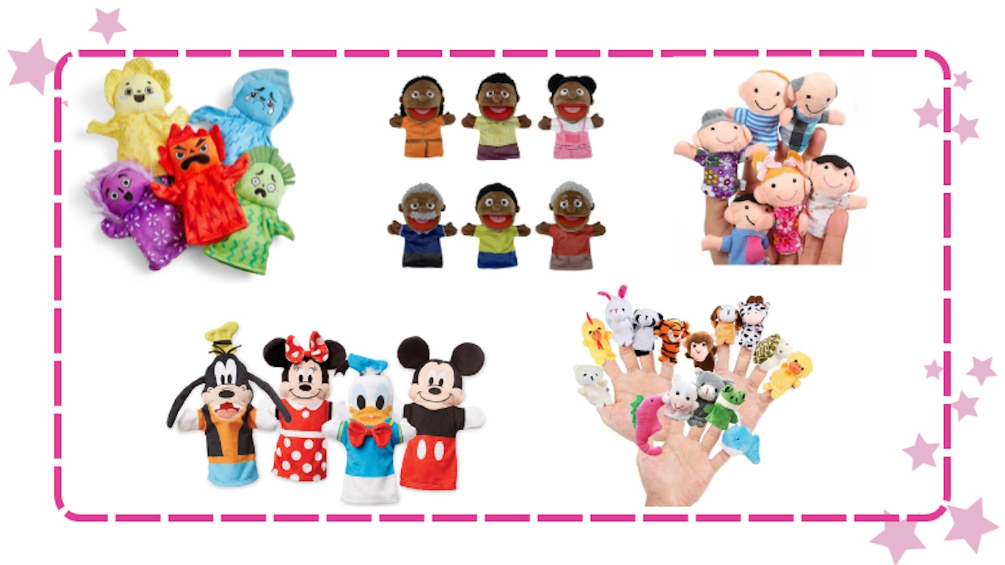 Hand and finger puppets to keep kids entertained