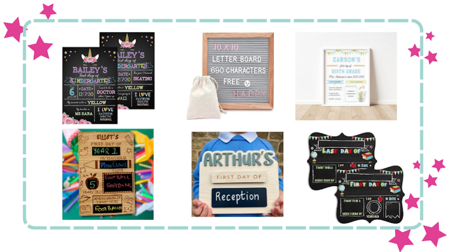 Best first day of school boards for those precious photos