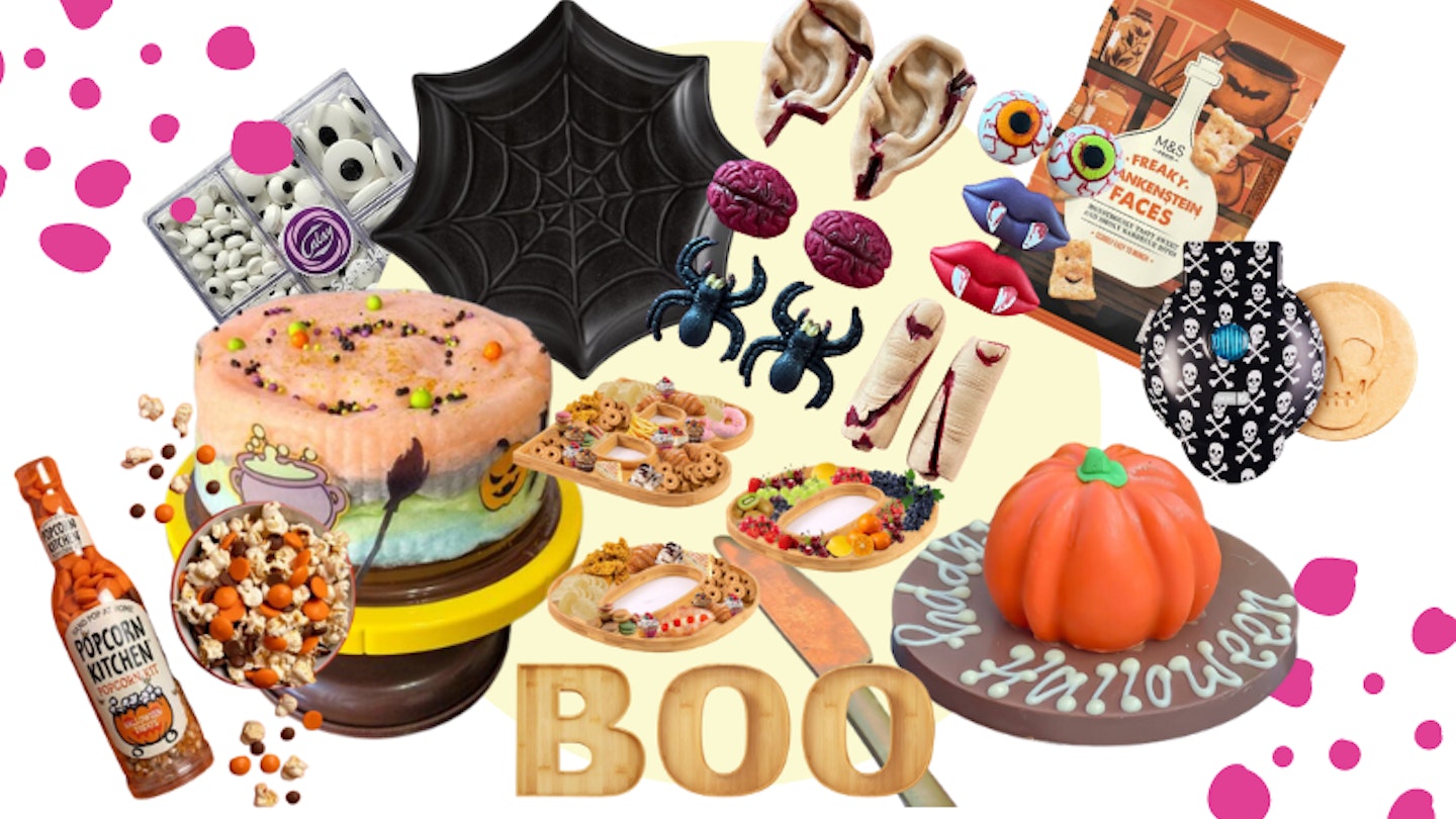 Selection of Halloween food