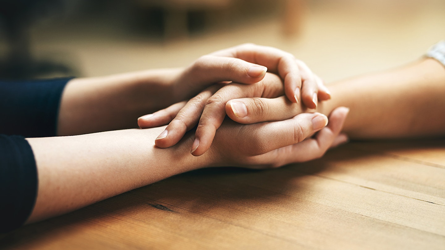 holding hands