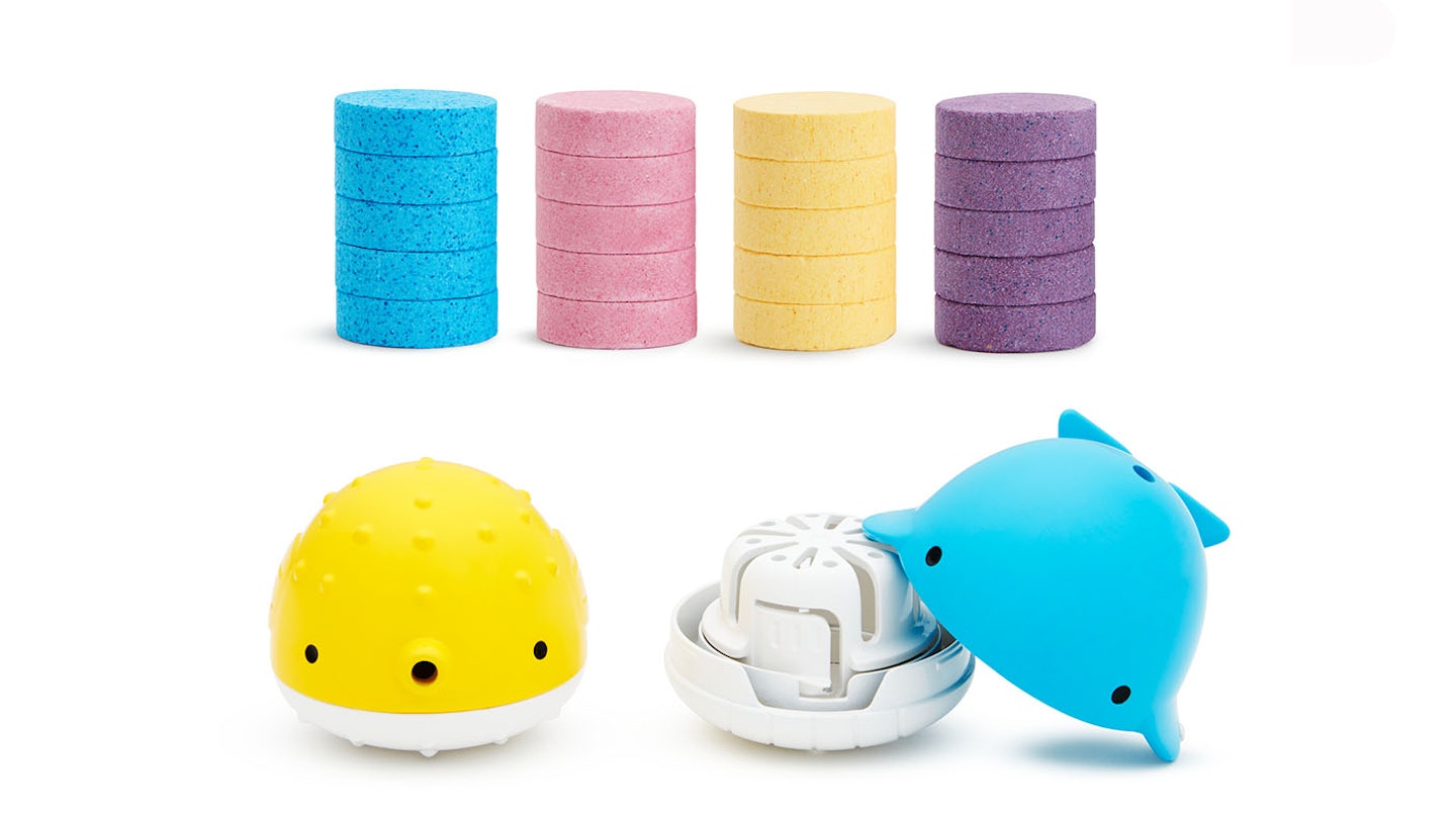 Munchkin Colour Buddies Moisturising Bath Bombs & Dispenser Toys review