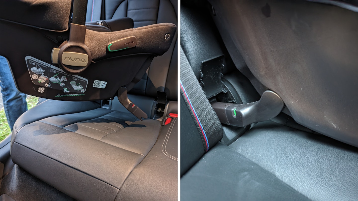 Nuna PIPA urbn car seat pictured at different angles