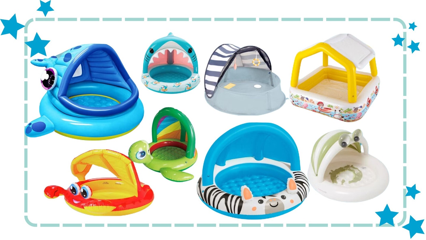 Paddling Pools with Cover collage