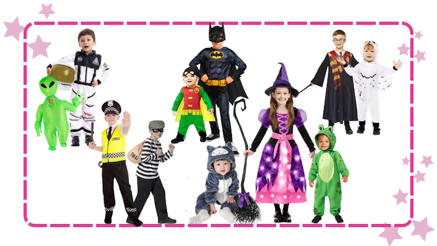 Selection of sibling Halloween costumes