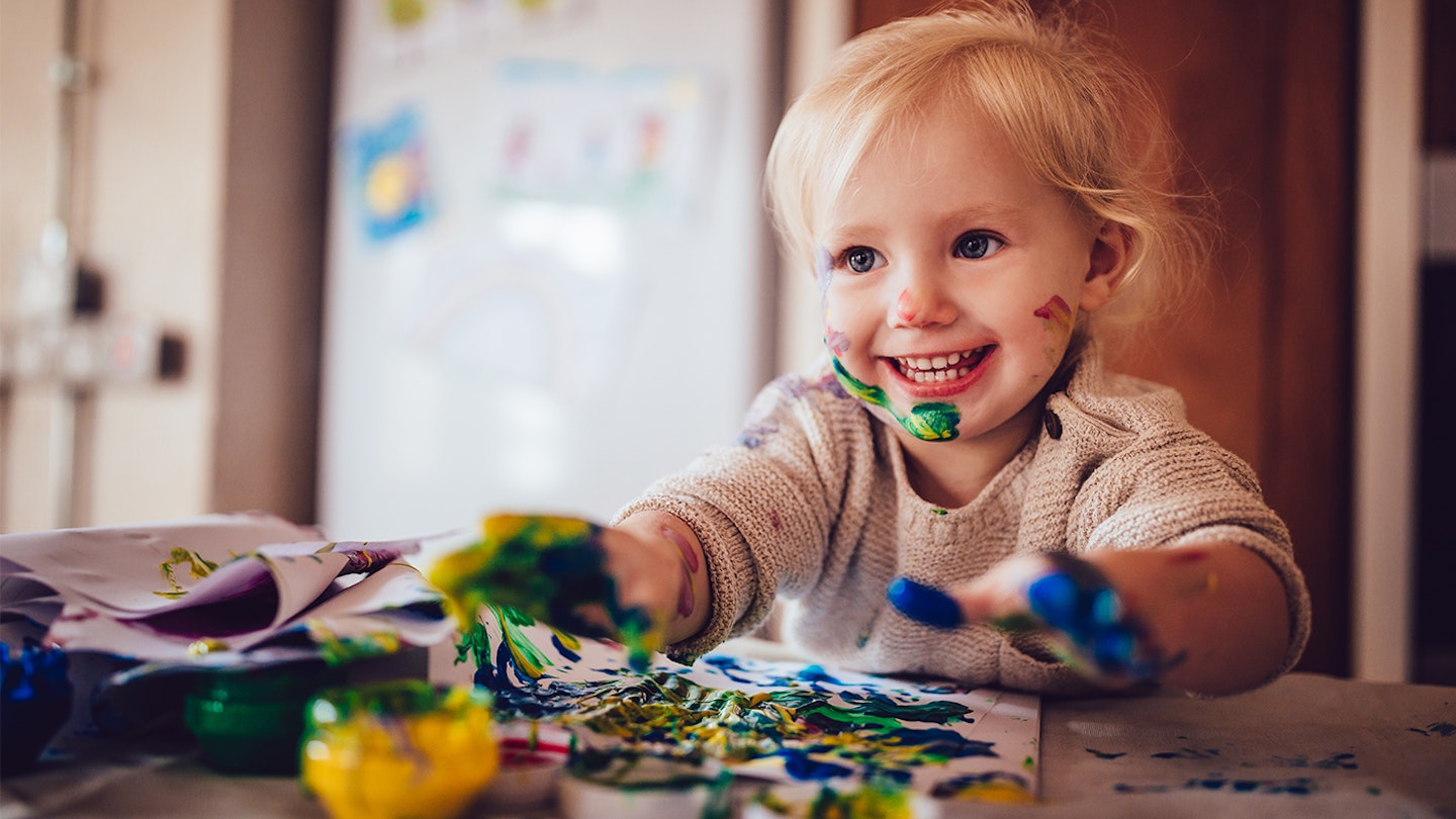 Toddler painting