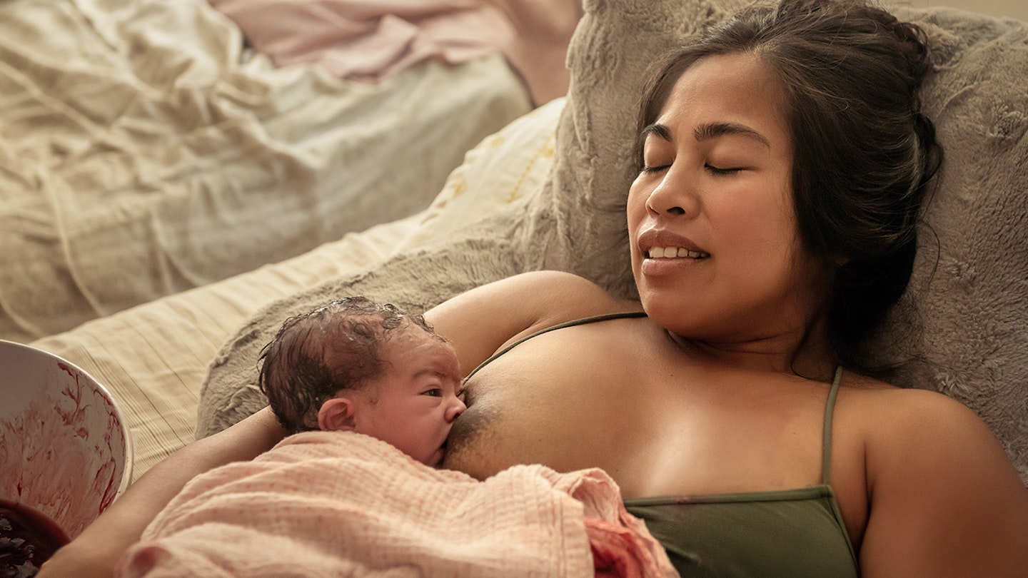 woman with sore nipples