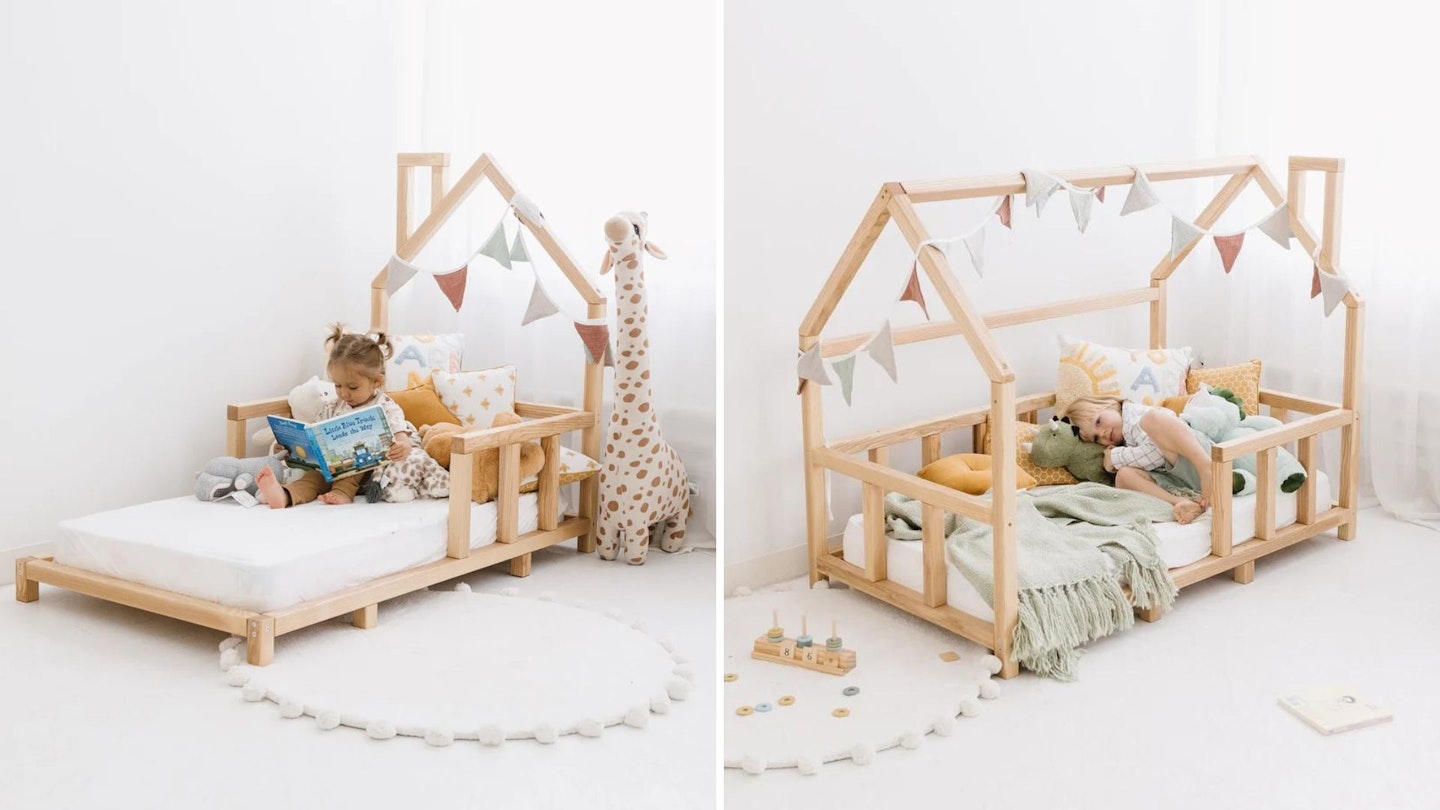 Toddler floor beds