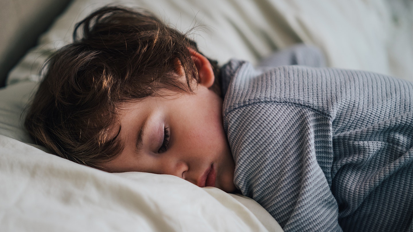 sleeping toddler