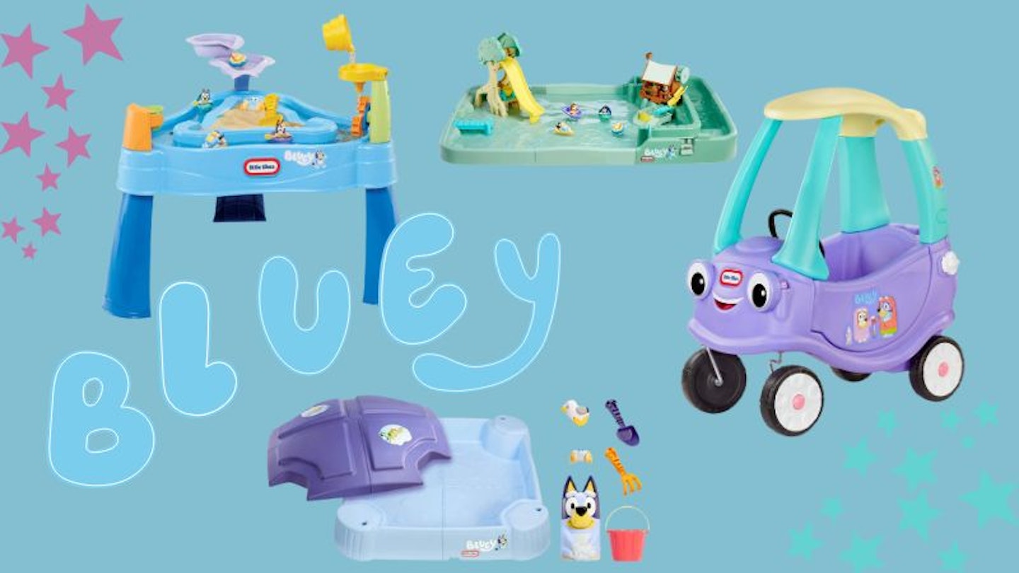 A selection of toys from the Bluey Little Tikes Collection