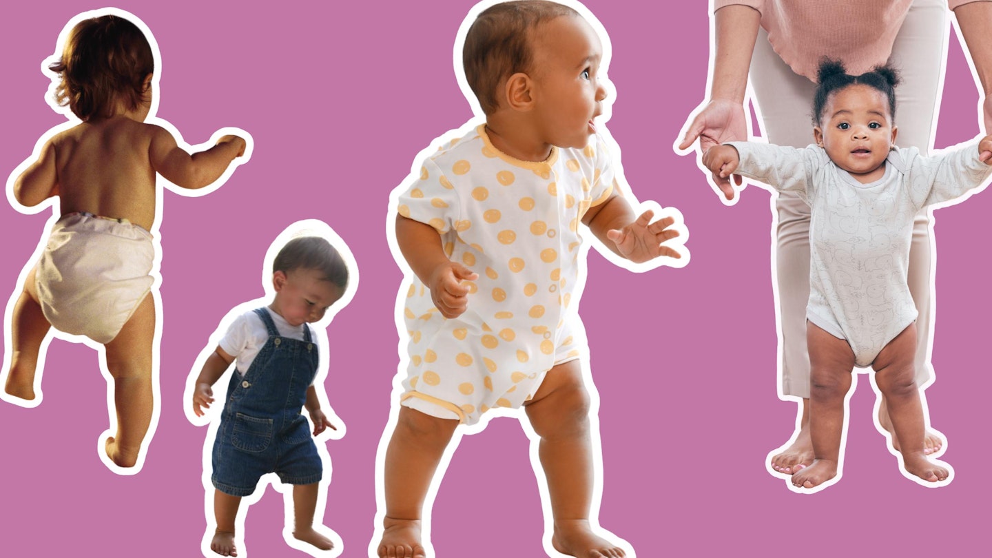 Walking Babies collage